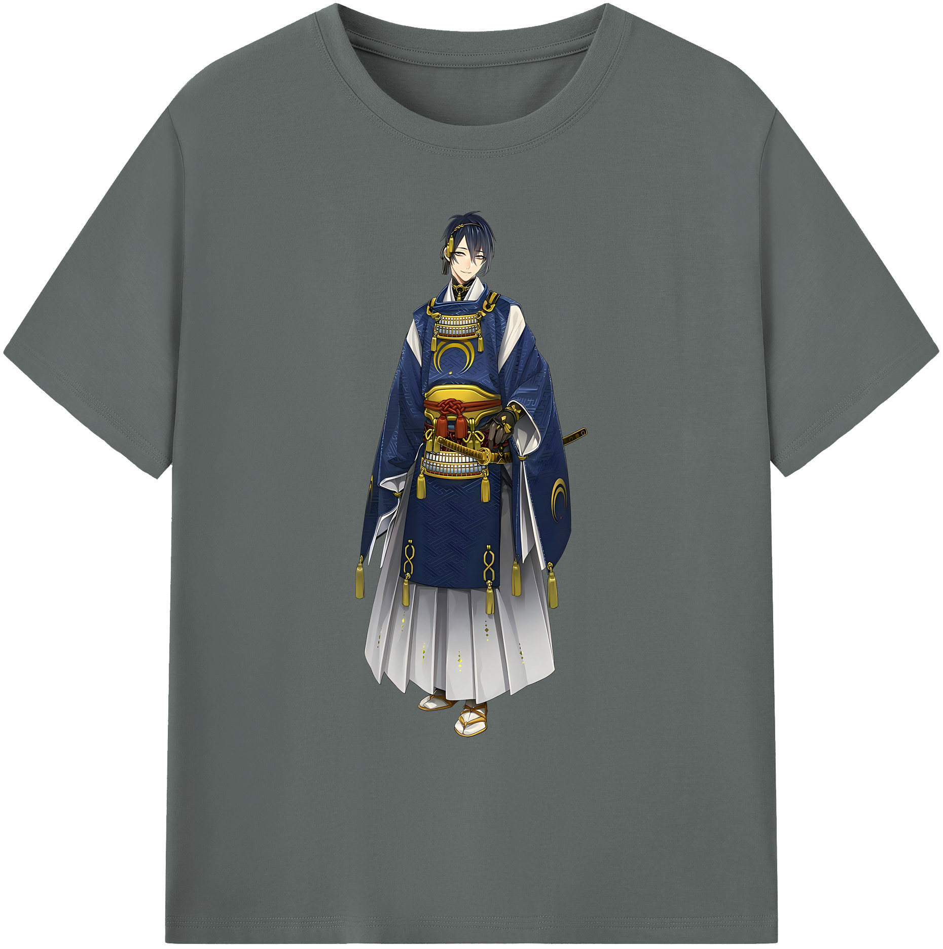 （画像用） 刀剣乱舞 Touken Ranbu 綿100％ メンズ半袖Tシャツ｜肌触りやわらか＆通気性